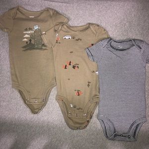 Three Pack Carter Onesies